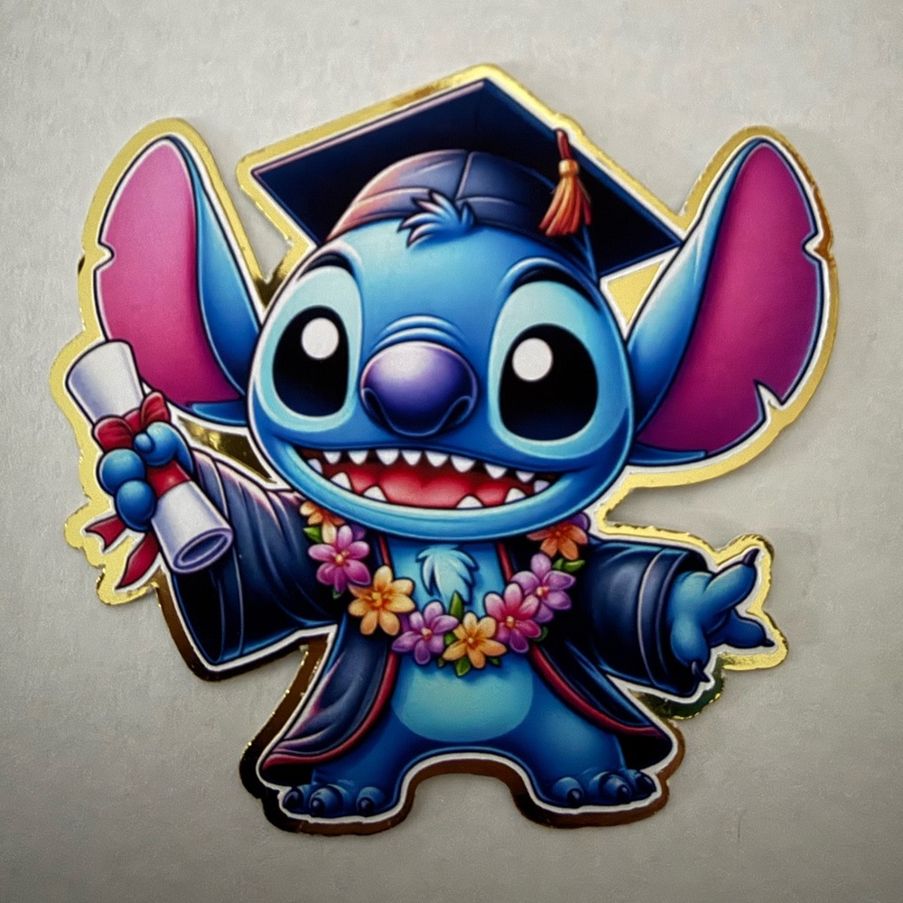 Stitch Cut Out Graduation Leis Topper
SKU2300